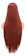 Peruca Ruiva Cabelo Longo Liso Orgânico Cacalee 2