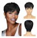 Peruca Curta Cabelo Natural 100% Humano Badaro Hair 3