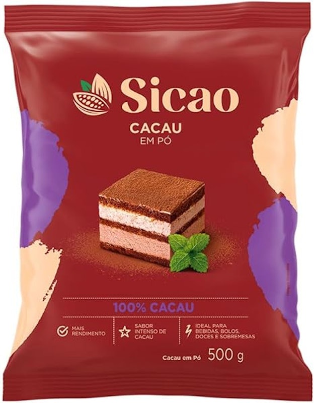 Cacau em Pó Alcalino 100% Sicao 1